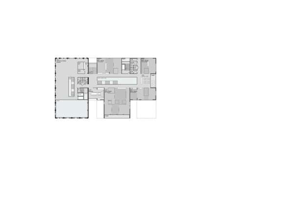 Grundriss OG 1 (Städtische Galerie/Büros/Studios)