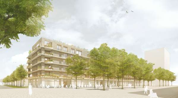 Perspektive Quartiersplatz