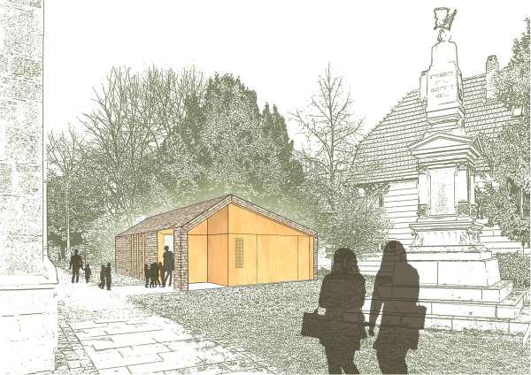 Blick zur Kinderkapelle