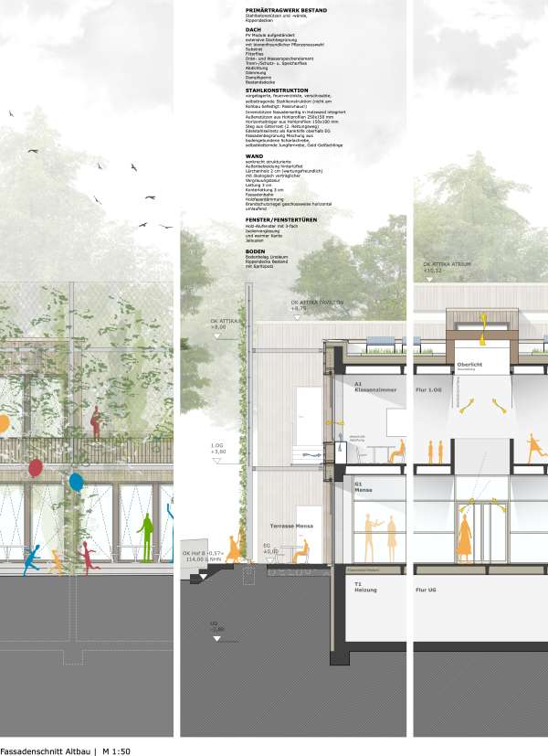 Fassadenschnitt Altbau