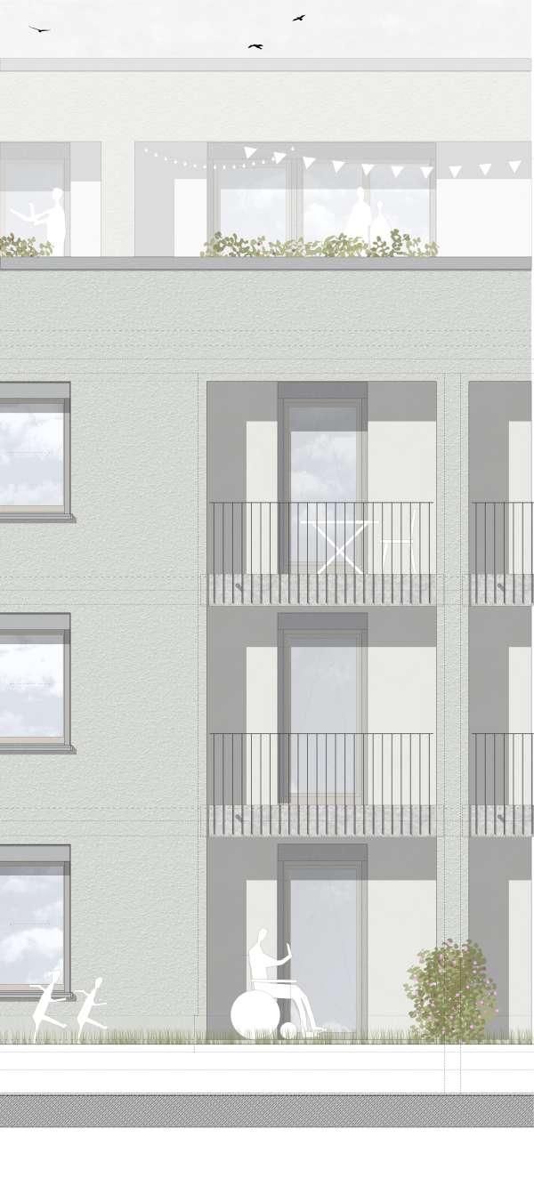 Detailansicht Gartenfassade