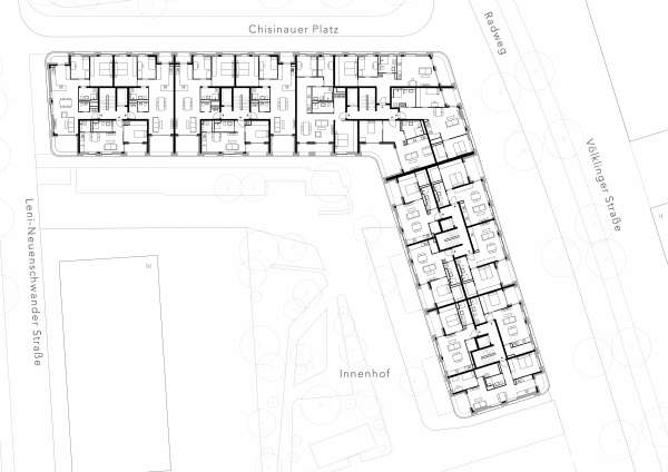 Grundriss Regelgeschoss